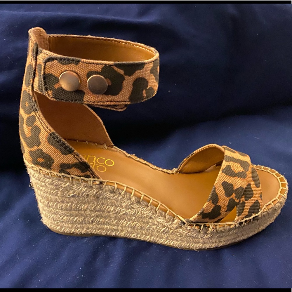 Franco Sarto Carlotta Espadrille Wedge Sandal, NWT